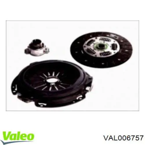 VAL006757 VALEO kit de embraiagem (3 peças)