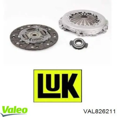 Комплект сцепления (3 части) VALEO VAL826211 цена, от 79.76 USD