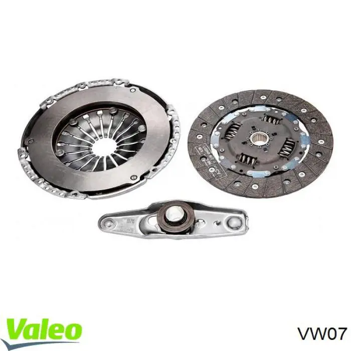 VW07 VALEO Диск сцепления ведомый