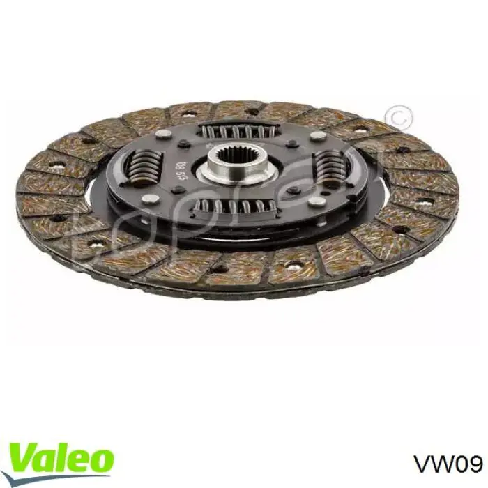 VW09 VALEO Диск сцепления ведомый