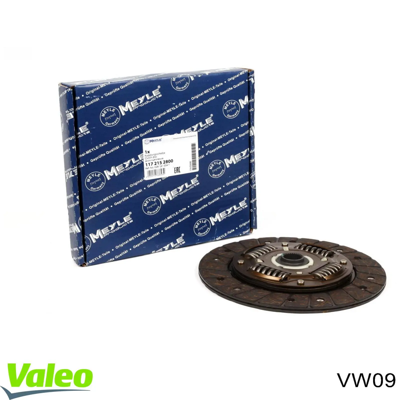 Диск сцепления VW09 VALEO