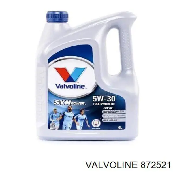 Моторное масло Valvoline SYNPOWER ENV C2 5W-30 Синтетическое 4л (872521)