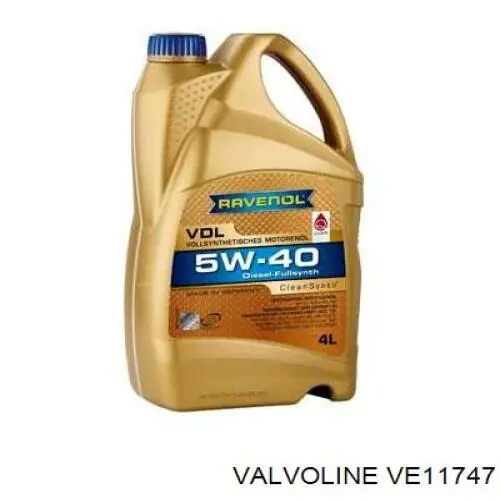 Моторное масло Valvoline DuraBlend MXL 5W-40 Полусинтетическое 4л (VE11747)