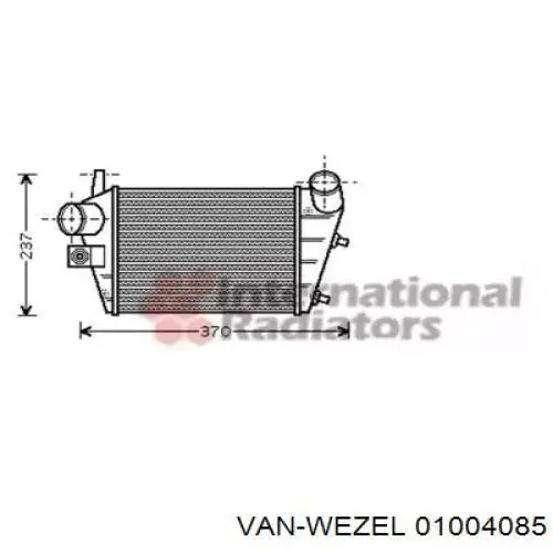 Интеркулер 01004085 VAN Wezel