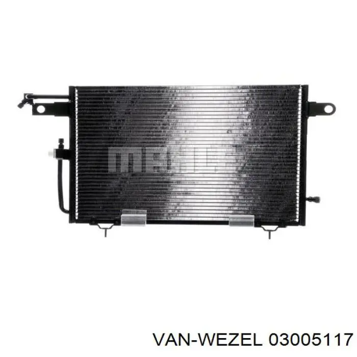 Конденсатор кондиционера VAN Wezel 03005117 цена, от 70.82 USD