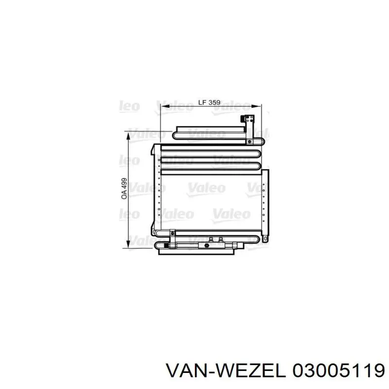 Конденсатор кондиционера VALEO 814288 цена, от 260.31 USD