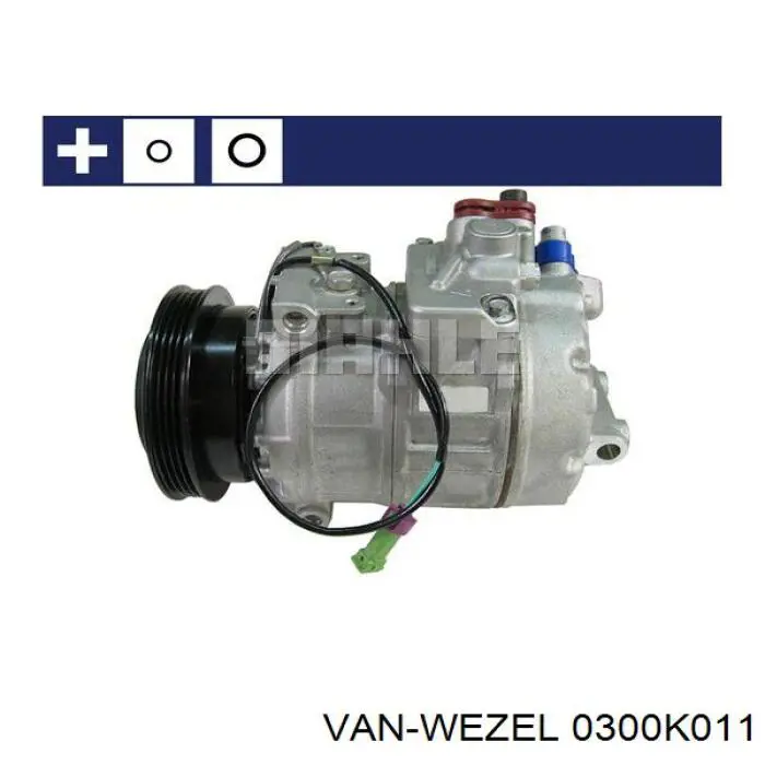 Компрессор кондиционера 0300K011 VAN Wezel