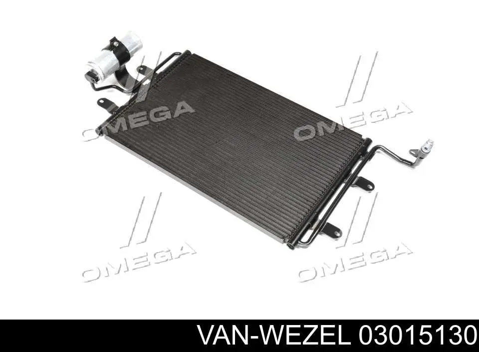 03015130 VAN Wezel радиатор кондиционера