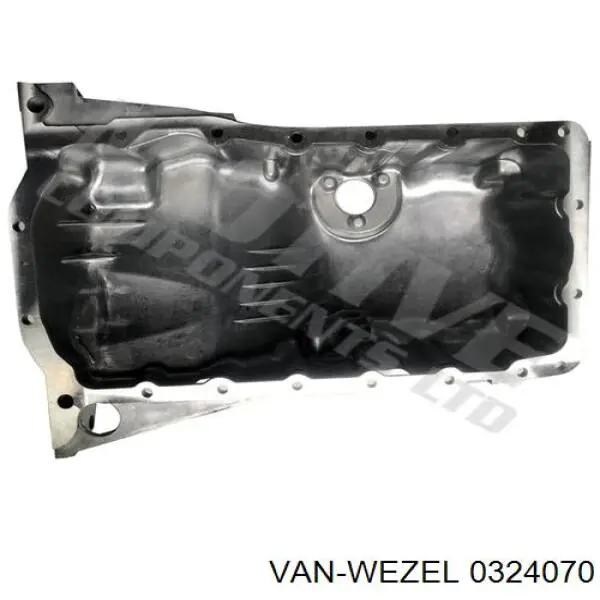 Поддон двигателя 0324070 VAN Wezel