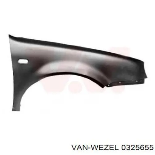 0325655 VAN Wezel Переднее левое крыло