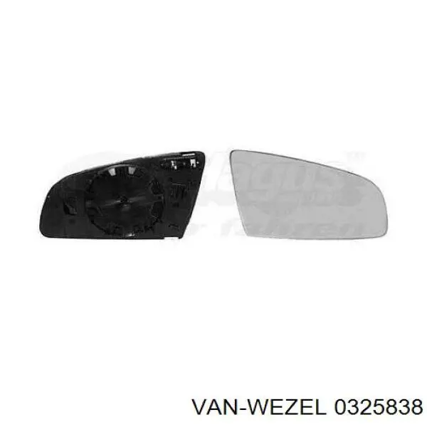 Стекло зеркала заднего вида, правого VAG 8E0857536C цена, от 8.02 USD