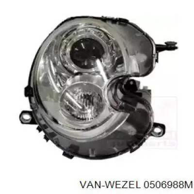 0506988M VAN Wezel luz direita