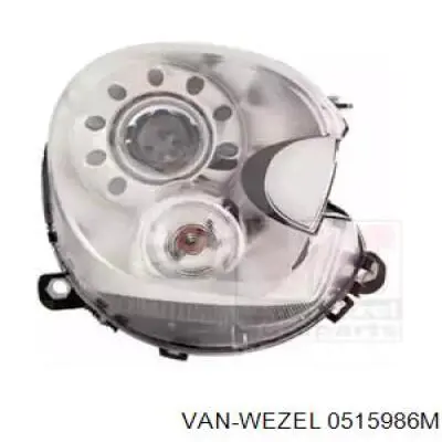 0515986M VAN Wezel luz direita