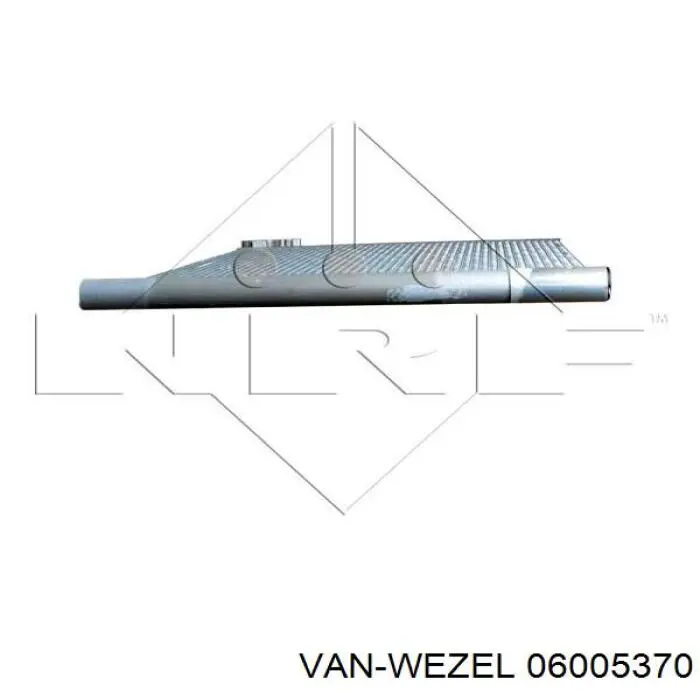 Радиатор охлаждения кондиционера VAN Wezel 06005370