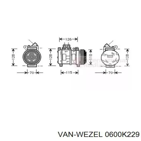 Компрессор кондиционера 8385915 BMW