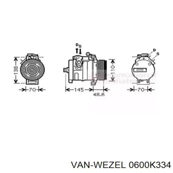 Компрессор кондиционера 6921650 BMW