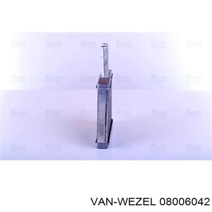 Радиатор печки (отопителя) VAN WEZEL 08006042