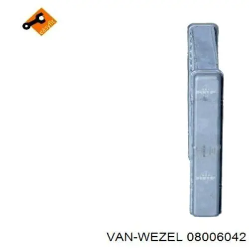 Купить 08006042 VAN Wezel Радиатор печки