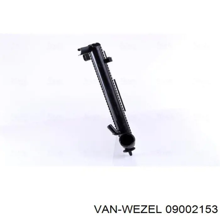 Радиатор охлаждения двигателя VAN Wezel 09002153 цена, от 49.34 USD