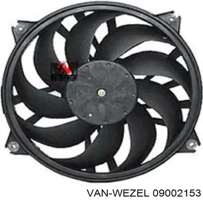 Купить 09002153 VAN Wezel Радиатор водяной