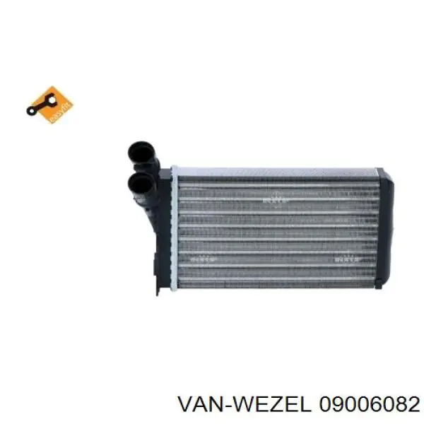 09006082 VAN Wezel радиатор печки