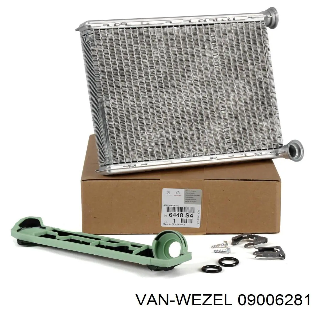 Купить 09006281 VAN Wezel Радиатор печки