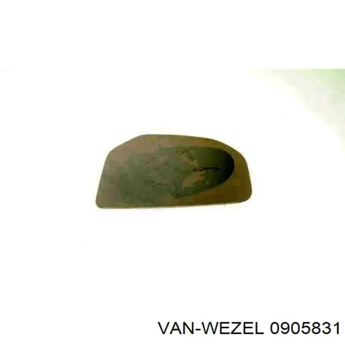 Купить 0905831 VAN Wezel Стекло зеркала заднего вида, левого