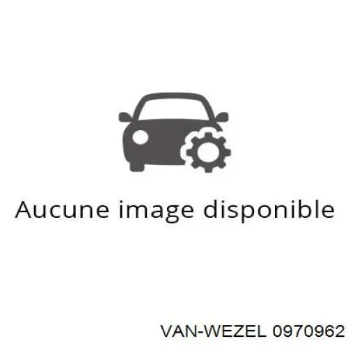 Фара правая 0970962 VAN Wezel