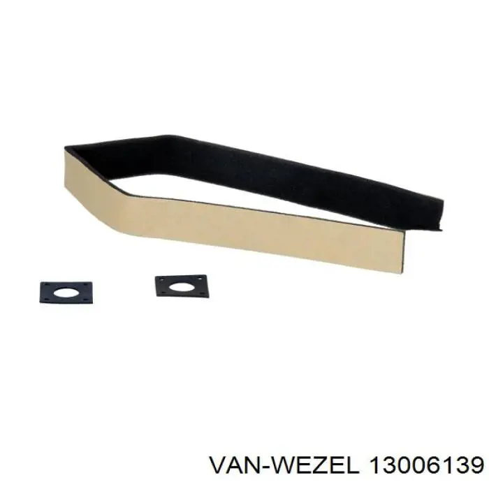 Радиатор отопителя VAN Wezel 13006139
