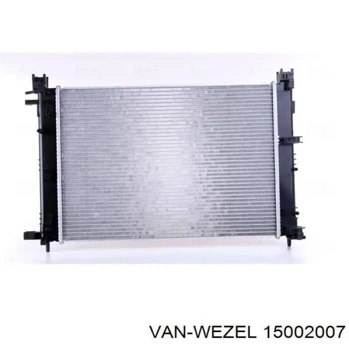 Радіатор охолодження двигуна 15002007 VAN Wezel