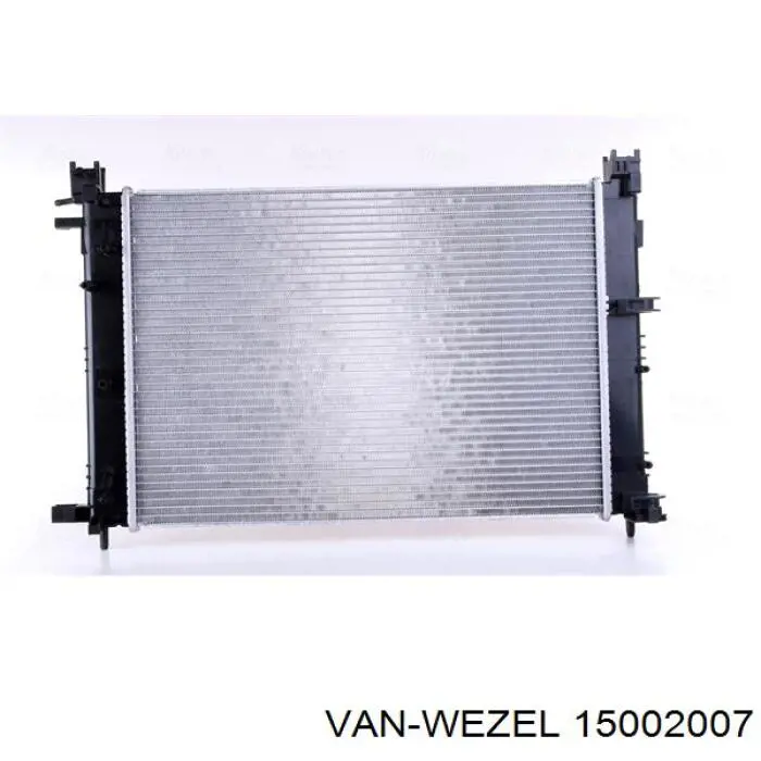 Radiador refrigeración del motor 15002007 VAN Wezel