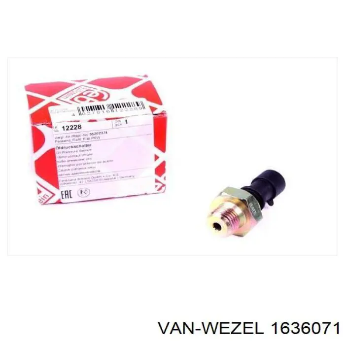 Купить 1636071 VAN Wezel Поддон картера двигателя