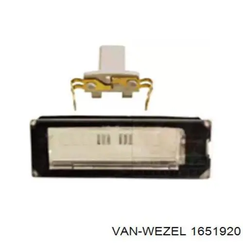 1651920 VAN Wezel фонарь подсветки заднего номерного знака