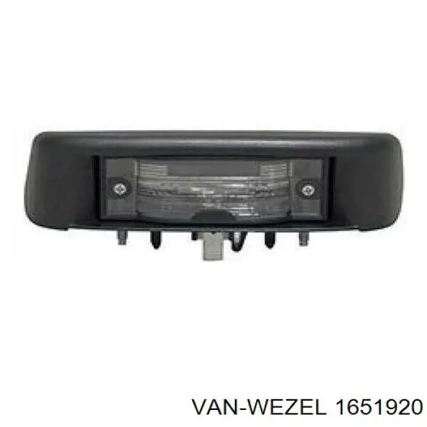 Фонарь подсветки номерного знака 1651920 VAN Wezel