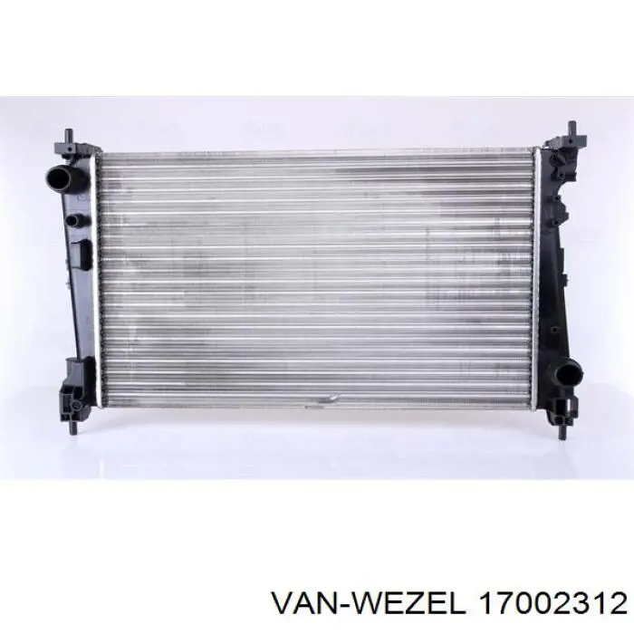 17002312 VAN Wezel радиатор