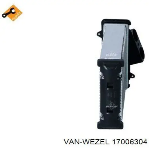 Радиатор отопителя VAN Wezel 17006304
