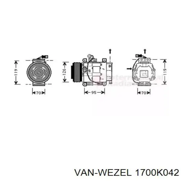 Насос кондиционера Fiat/Alfa/Lancia 7741901