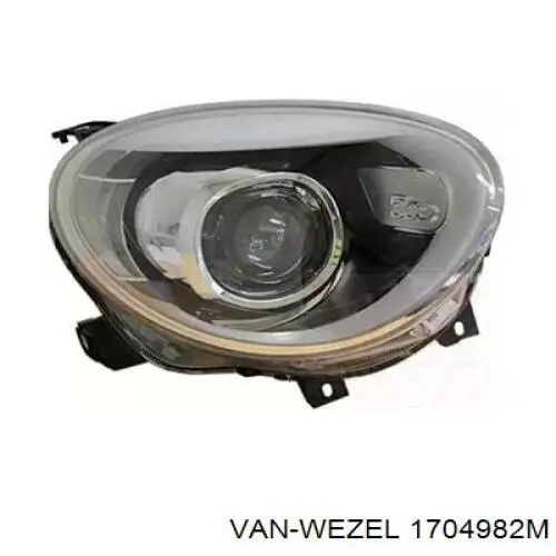 1704982M VAN Wezel luz direita