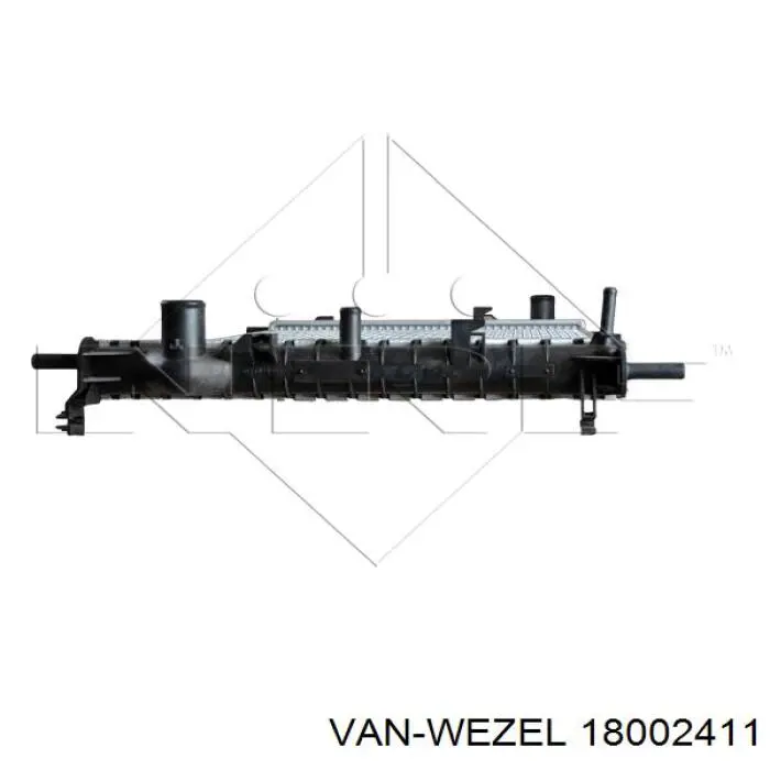 Радиатор 18002411 VAN Wezel