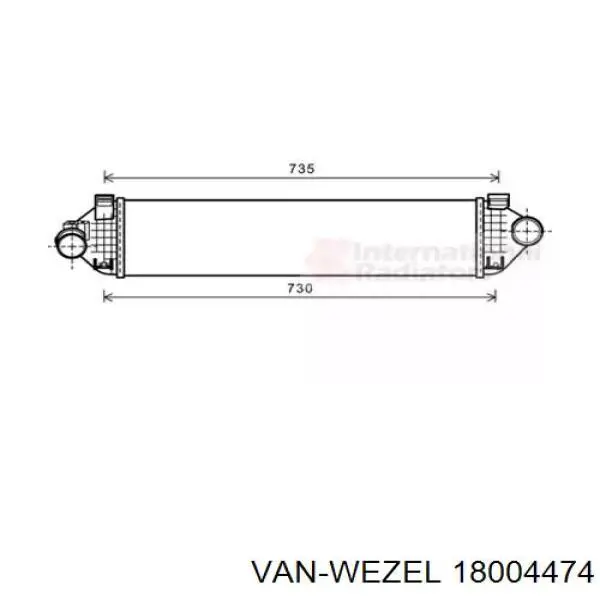 Интеркулер 18004474 VAN Wezel