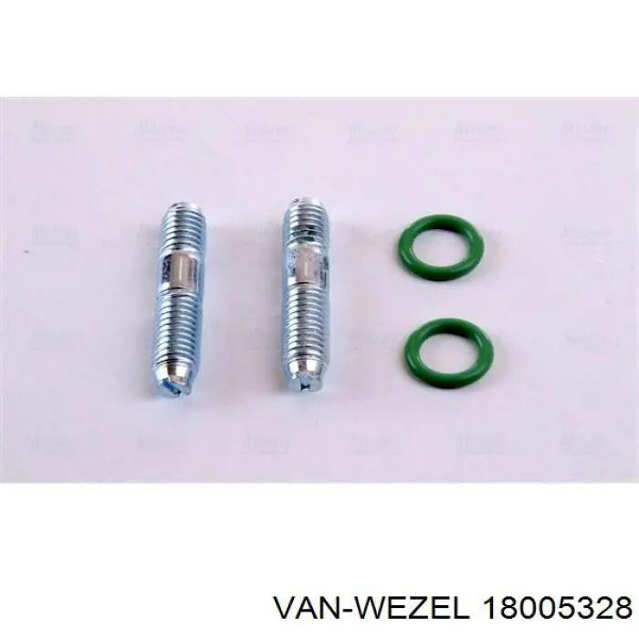 Радиатор кондиционера 18005328 VAN Wezel