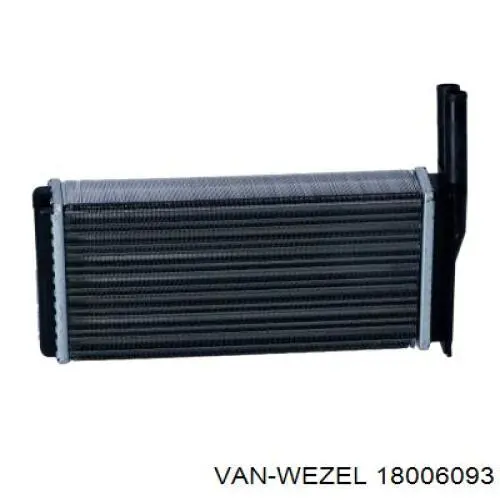 18006093 VAN Wezel радиатор печки
