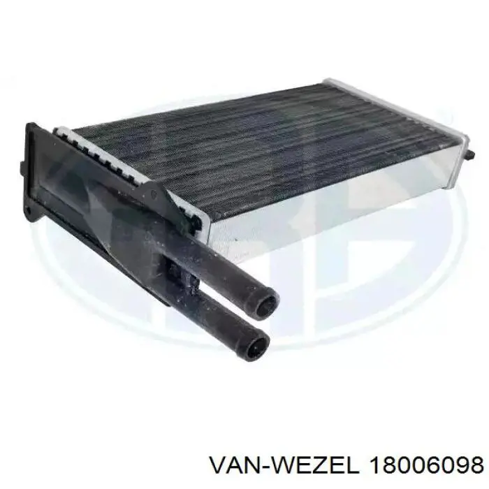 Радиатор печки (отопителя) VAN WEZEL 18006098