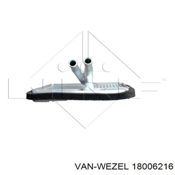 18006216 VAN Wezel радиатор печки