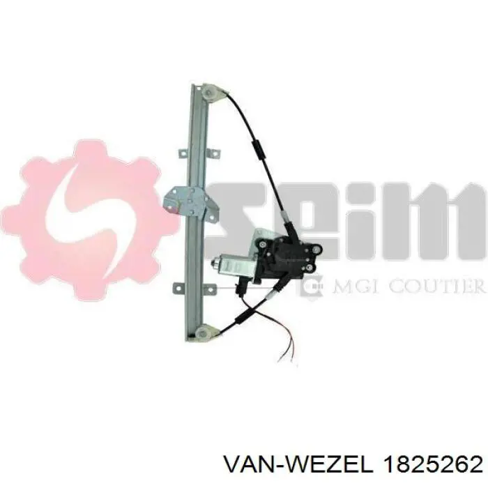 Механизм стеклоподъемника двери передней правой 1825262 VAN Wezel