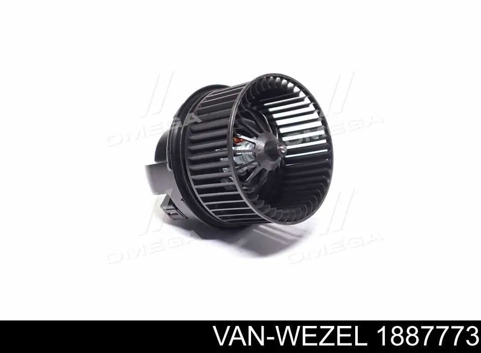 Мотор вентилятора печки (отопителя салона) VAN Wezel 1887773 цена, от 35.05 USD