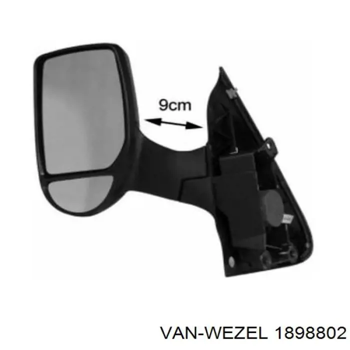 1898802 VAN Wezel зеркало заднего вида правое