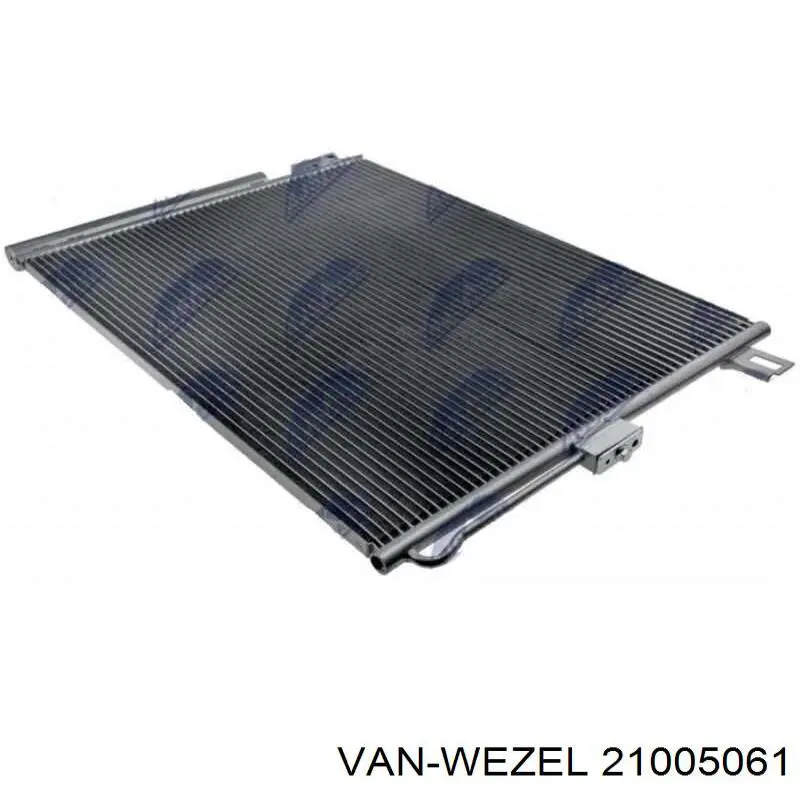 Радиатор охлаждения кондиционера VAN Wezel 21005061