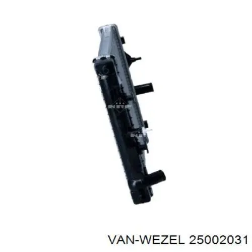 Купить 25002031 VAN Wezel Радиатор водяной