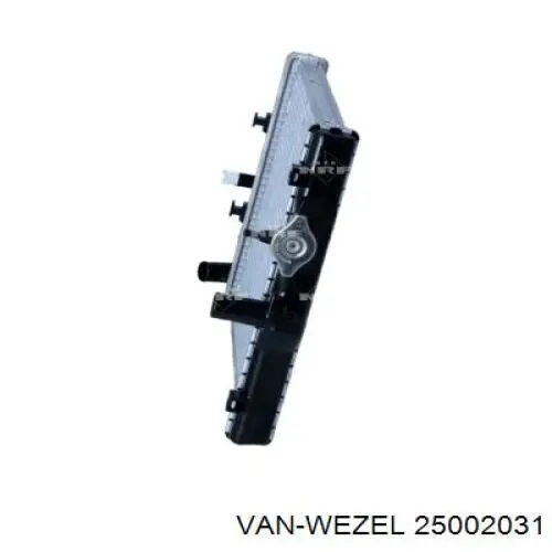 Радиатор 25002031 VAN Wezel